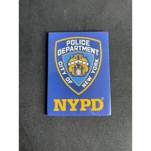 NYPD Police Department City of New York Shield Magnet Blue Torkia 40166 Souvenir